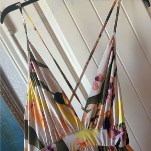 Floral Strappy Maxi Dress